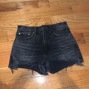 Abercrombie and Fitch black shorts